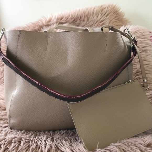 Zara Handbags - Zara tan tote bag